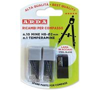 ARDA 10 MINE RICAMBIO PER COMPASSO CON TEMPERINO