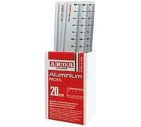 ARDA 17920BAR Set di righelli 15 pezzi in alluminio