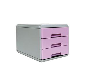 ARDA - 19P3PPASVI - Mini Cassettiera Keep Colour Pastel - 17 x 25,4 x 17,7 cm - grigio-lilla - Arda - 85150 - Conf. da 1 Pz. - 19P3PPASVI