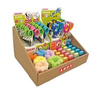 ARDA - 470003 - Forbici e temperamatite in più versioni - colori assortiti - Arda - display 62 pezzi totali - 102243 - Conf. da 1 Pz. - 470003