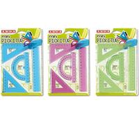 ARDA 704/12/4BL Set di righelli 4 pezzi