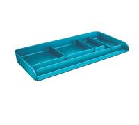 ARDA - 8110TU - Vaschetta portacancelleria Mydesk - 26,1 x 12,5 x 2,8 cm - turchese - Arda - 75006 - Conf. da 1 Pz. - 8110TU