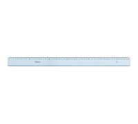 Riga Arda Uni - 406249 Riga per misure 60 cm di plastica di color fumé ottico trasparente in confezione da 1 Pz.