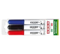 ARDA Set 3 Pennarelli Lavagna Bianca Cancellabili a Secco