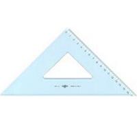 ARDA Squadra 45° 25 cm Linea Uni Polistirolo Trasparente