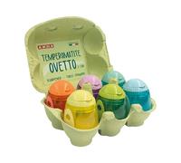 ARDA - TE814SC - Temperamatite Ovetto - 2 fori - colori assortiti - Arda - 98647 - Conf. da 6 Pz.