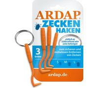 Pinze per zecche e ganci per zecche ARDAP confezione da 3 Semplice ed efficace Pinze professionali per cani, pinze per gatti e pinze, per umani Affidabile contro le zecche di qualsiasi dimensione.