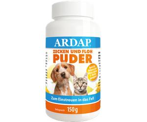 ARDAP Polvere Contro Zecche e Pulci per Cani e Gatti - 150 g