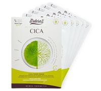 Ardaraz Maschere Viso Riparatrici con Centella Asiatica (Cica). In Tessuto arricchita con Acido Ialuronico per un effetto Antirughe. Set Maschere Viso pack da 5