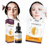 Ardaraz Siero Vitamina C Viso con Niacinamide e Acido Ialuronico. Vitamina C che Riduce le Macchie e Illumina la pelle. Siero Antimacchia Viso arricchito con AHAs. 30 ml