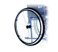 Ardea One Coppia ruota posteriore con sgancio rapido gonfiabile Nero