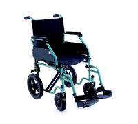 Ardea One Sedia A Rotelle per disabili Go 2 Carrozzina pieghevole transito Blu