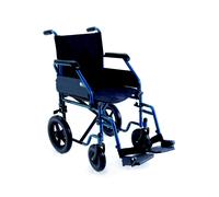 Ardea One Sedia A Rotelle per disabili Go blu Carrozzina pieghevole transito Blu