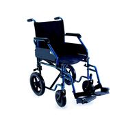 Ardea One Sedia A Rotelle per disabili Go blu Carrozzina pieghevole transito Blu