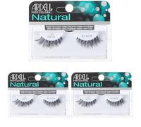 Ardell Ciglia, 120 Nero, Confezione da 3 Paia