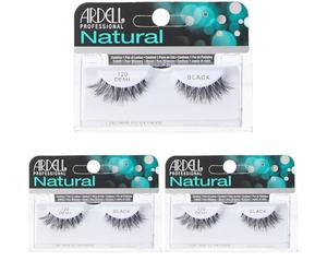 Ardell Ciglia, 120 Nero, Confezione da 3 Paia