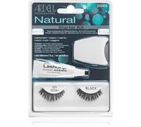 Ardell Natural ciglia finte con colla e applicatore 101 Demi Black 4 pz