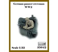 ARDENNES MINIATURE WWII GERMAN PANZER CREWMAN #1 1:35 ARM35042