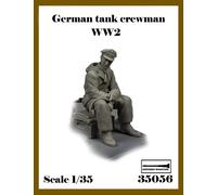 ARDENNES MINIATURE WWII GERMAN TANK CREWMAN 1:35 ARM35056