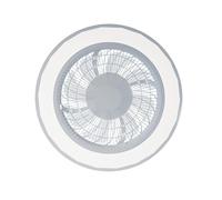 Ardes AIRGLOW AR5PL50 Ventilatore da soffitto Ø48 cm con motore DC 56 W, luce LED 3200 lm regolabile 3000-6000 K e telecomando per uso domestico