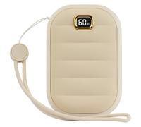 Ardes AR080 Scaldamani Elettrico Portatile, Scaldino Ricaricabile Powerbank 4000 mAh, USB Riutilizzabile Riscaldatore, 4 Livelli di Calore, Scalda Mani Tascabile