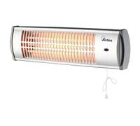 ARDES STUFA ELETTRICA AL QUARZO DA PARETE QUARTZ AR437B 1200W - SILVER**PUOI PAGARE ANCHE ALLA CONSEGNA!!!**