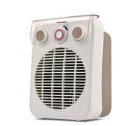 ARDES | AR4F10TI Termoventilatore a Filo CHRONOS, Stufetta Riscaldante 2 Potenze Eco/comfort, Termostato Temperatura Ambiente, Stufetta Scaldino Portatile con Timer 24H e Sicuro Contro I Liquidi