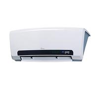 ARDES | AR4W08P PARETO X Termoventilatore Ceramico da Parete 2000W, da Bagno Programmabile Timer 12 Ore, Pannello Ceramica Silver Silk Smart con Magic Display Digitale LED
