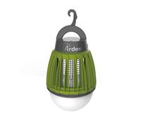 Ardes AR6S02LA ZAPPY Zanzariera a Scarica Compatta Portatile e Ricaricabile con Luce LED e Lampadina 100 Lumen Luce Fredda Appendibile Ideale in Campeggio Terrazzo Barca Spiaggia Verde