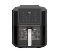 Ardes Friggisana Infinity ARFRYA08LV - Friggitrice ad aria con finestra 8 litri - Airfryer +35% di spazio e tecnologia Rapid Air - Air fryer 10 in 1, temperatura e timer regolabili, luce, display