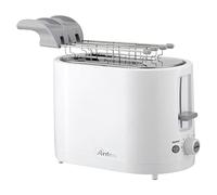 ARDES - ARTOAST01 TOSTO SLEEK PLUS Tostapane con Pinze per Toast Farciti - 2 Timer per 7 Tostature - Tostapane con Pinze 4 Fette EXTRA + Raccoglibriciole Removibile e Avvolgicavo