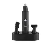 ARDES - ARTRIM01 Taglia Peli Naso e Orecchie Trimmer Uomo Professionale 3 in 1 - Kit Rasoio Peli Naso e Orecchie 4 Accessori - Tagliapeli Naso Rifinitore Compatto