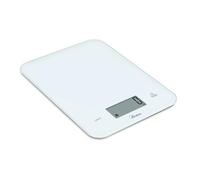 Ardes Bilancia da Cucina Digitale in Vetro Resistente all’Acqua IP65 con Capacità 10 kg, Schermo LCD, Funzione Tara, Misurazione in Grammi e Once, Colore Bianca