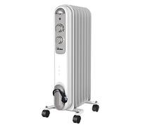 Ardes AR4R07S stufetta elettrica Stufetta a olio Interno Nero, Grigio, Bianco 1500 W
