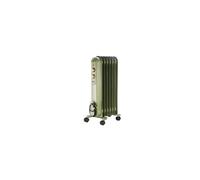 Ardes CURVY 7 RETRÒ Radiatore ad olio 7 Elementi, 1500W, Verde - AR4R07VIN