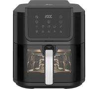 Ardes Friggisana Infinity ARFRYA08LV - Friggitrice ad aria con finestra 8 litri - Airfryer +35% di spazio e tecnologia Rapid Air - Air fryer 10 in 1, temperatura e timer regolabili, luce, display