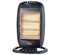 ARDES HALO 12 AR454B Stufa elettrica alogena 1200 W con 3 livelli | oscillazione orizzontale e copertura 40 m³, termoventilatore a basso consumo per uso domestico