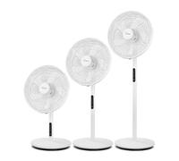 ARDES HURACAN (AR5PR4003) - VENTILATORE MULTIFUNZIONE 3 IN 1 A PIANTANA CON DOPPIA PALA, DISPLAY LED E TELECOMANDO
