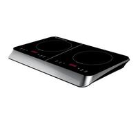 Ardes Fornello Elettrico ad Induzione Elettrica 2 Piastre Vetroceramica Potenza 3500 Watt colore Nero - AR1F602 Kookie Duo