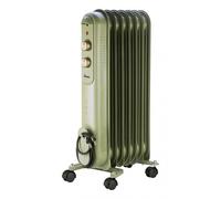 Ardes RADIATORE AD OLIO CURVY 7 RETRO' 7 ELEMENTI AR4R07VIN VERDE 1500W