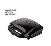 Ardes Tostiera Elettrica Piastra Antiaderente 750W AR1S10 Sfizio Eco