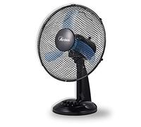 Ardes Ventilatore Da Tavolo Ø40cm, 50w, 3 Velocità, Oscillazione Automatica, Silenzioso, Total Black