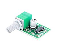 Ardest Tiny DC 5V 2-Channel 3W+3W USB Power Audio Amplificatore Modulo Amplificatore Digitale Stereo Board w/Potenziometro Controllo Volume per Raspberry, Auto, Moto, Altoparlante, Cuffie