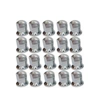 Ardillion 20x copribulloni per dadi e bulloni delle ruote da 30mm lunghi in plastica cromata per camion, autocarri, rimorchi, autobus