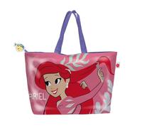 ARDITEX Borsa da spiaggia Ariel La Sirenetta - 48 x 32 cm poliestere e PVC con cerniera - Design Disney con fodera interna - Ideale per spiaggia o piscina - Perfetto per trasportare asciugamani e