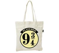 ARDITEX - Borsa Tote in Cotone 37x41 cm - Stemma di Hogwarts su Sfondo Scuro - Ecologica e Riutilizzabile - Licenza Ufficiale Harry Potter