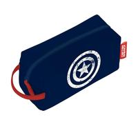 ARDITEX, Capitan America Beauty Case Impermeabile, Borsa da Toilette per Uomo e Bambino, Astuccio 100% PU, Ideale per organizzare Prodotti per l’Igiene o i tuoi piccoli Oggetti, 3 x 22 x 8 cm