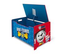 ARDITEX - Cassapanca in legno de La Squadra dei Cuccioli (Paw Patrol) - 62,5x40x37cm - Colore blu - Ideale per riporre giocattoli, vestiti o oggetti in una cameretta per bambini