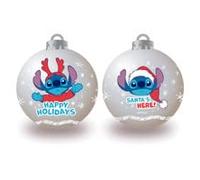 ARDITEX Confezione da 6 palline albero di Natale diametro 8 cm. di Lilo & Stitch