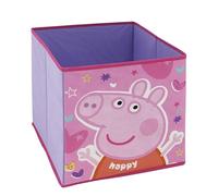 ARDITEX - Contenitore organizzatore pieghevole Peppa Pig di Hasbro - 31x31x31cm - Per riporre giocattoli, vestiti e accessori